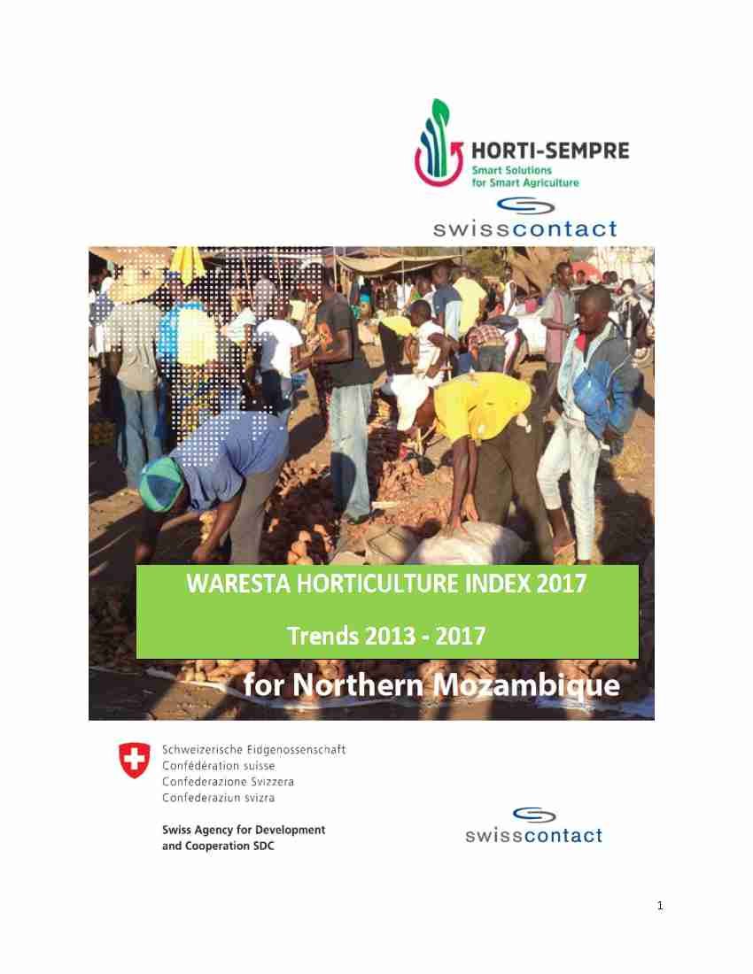 HORTICULTURE WARESTA INDEX 2017